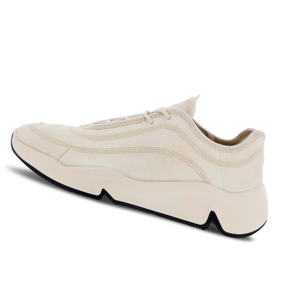 Ecco Tjock Retro Sneakers Herr Beige | SE 612NWY